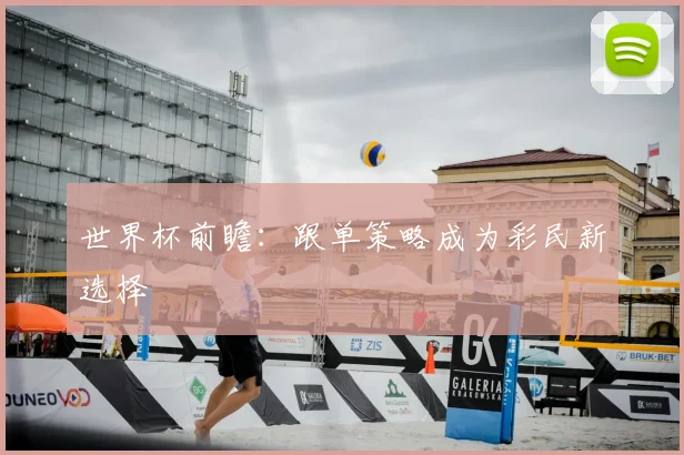 世界杯前瞻:跟单策略成为彩民新选择